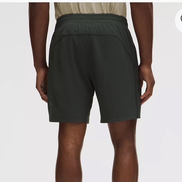 Lululemon Pace Breaker Short 7" Linerless Rainforest Green size large - Picture 2 of 9